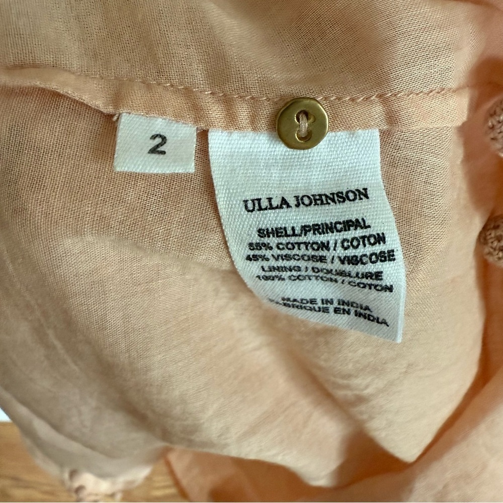 Ulla Johnson Guinivere Crochet-Trimmed Broderie Anglaise Cotton-Blend Maxi | XS - Picture 8 of 8